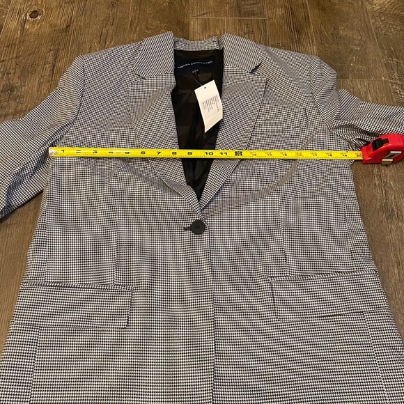 French Connection Women’s 6 Houndstooth Suit Set Black White Preppy Office NWT‎ - Picture 16 of 16